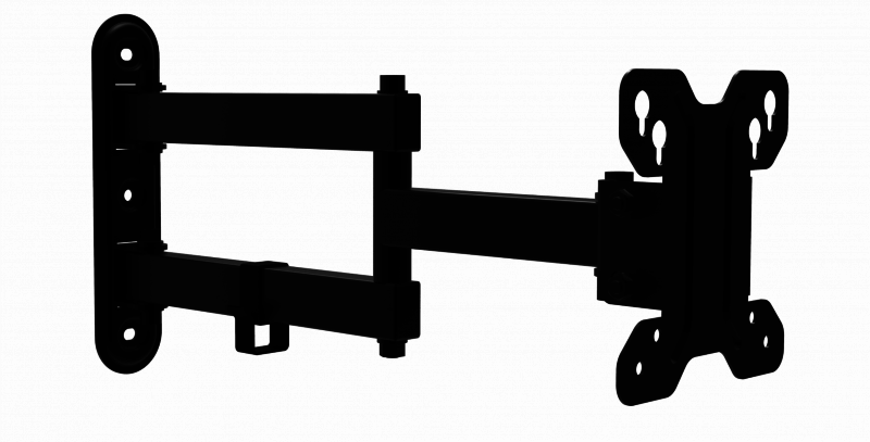Наклонно-поворотный кронштейн для телевизора MasterKron UDA11-113 13-27 черный