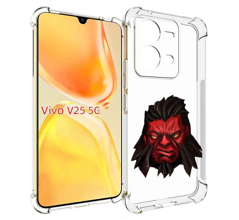 

Чехол MyPads dota-2-axe для Vivo V25 5G / V25e, Прозрачный, Tocco