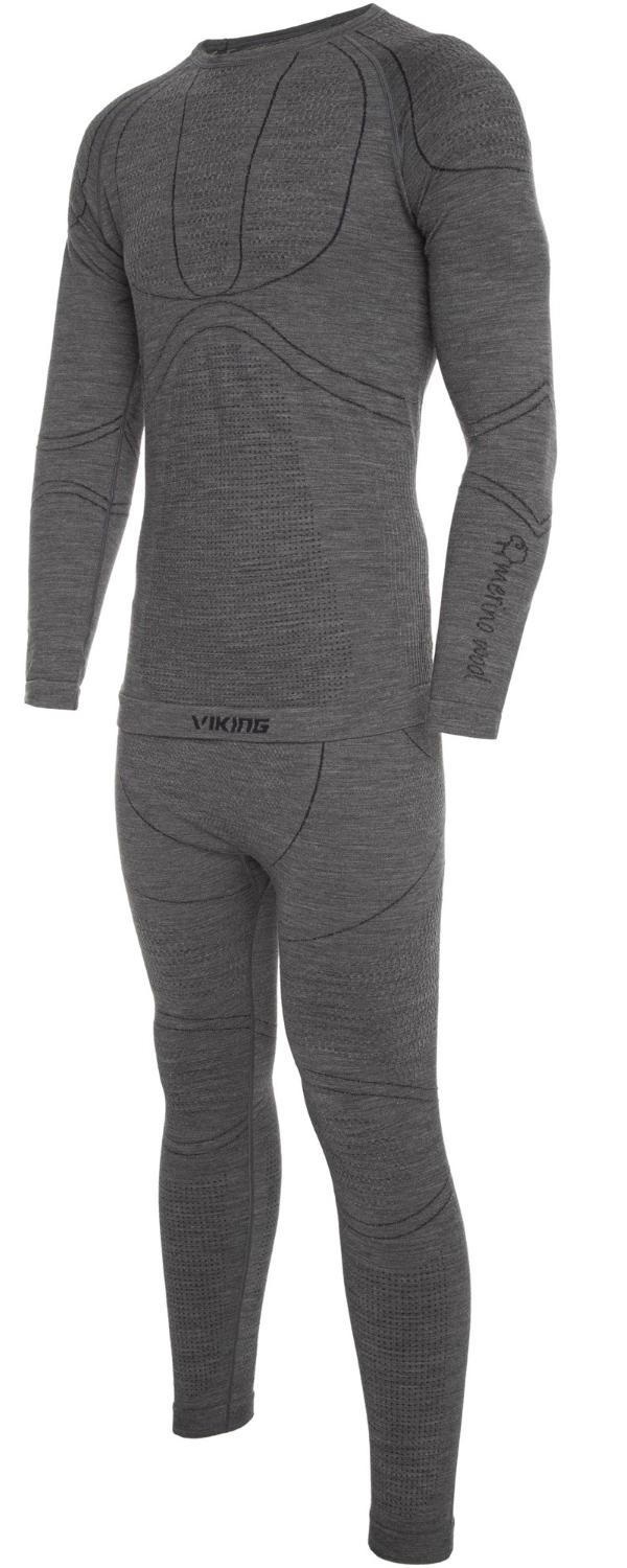 

Термокомплект Viking Lan Pro Merino Lan, dark grey, L, Серый, Lan Pro Merino Lan
