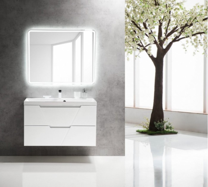 

Мебель для ванной BelBagno Vittoria 100P Bianco Opaco