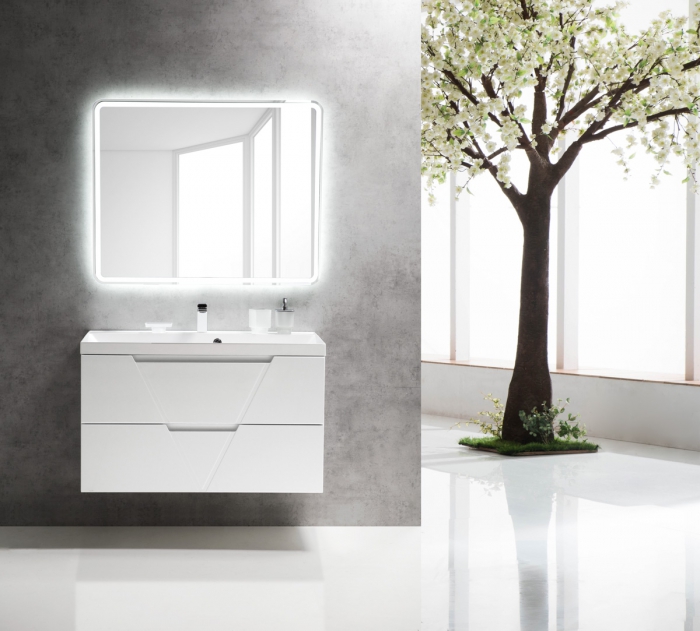 

Мебель для ванной BelBagno Vittoria 100 Bianco Lucido