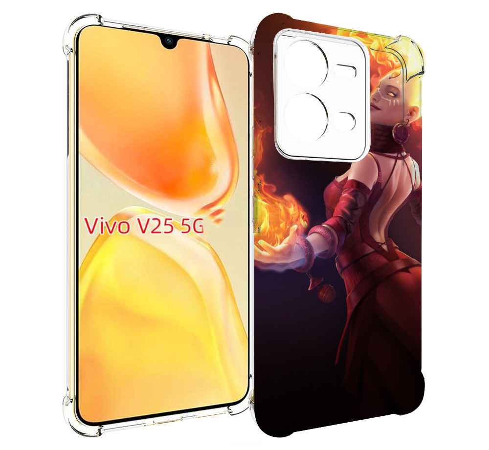 

Чехол MyPads dota 2 Lina для Vivo V25 5G / V25e, Прозрачный, Tocco
