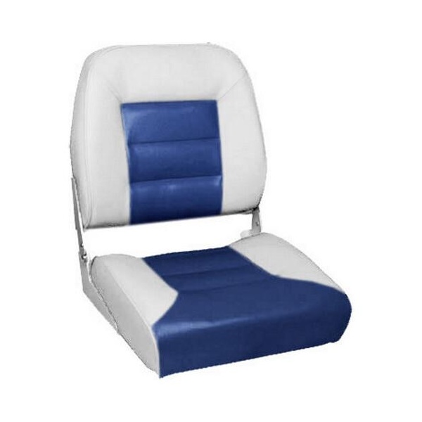 Newstarmarine Кресло Premium High Back Boat Seat - серый/синий