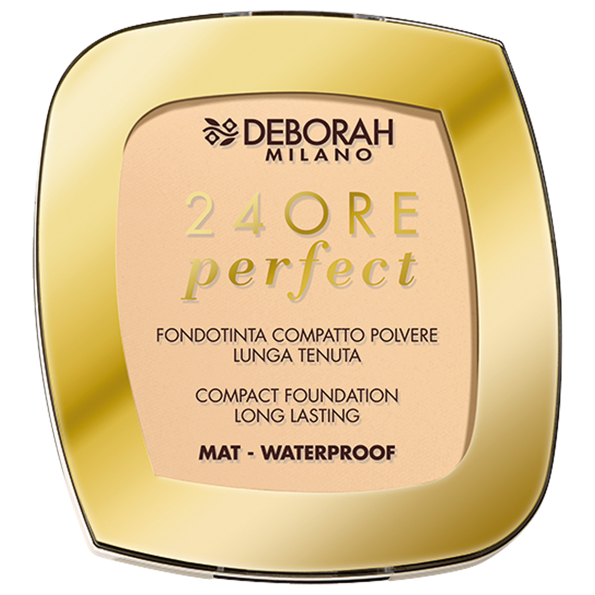 Тональная пудра-основа Deborah Milano Perfect Compact Foundation тон 01G светло-бежевый основа тональная пудра кристалл декор бежевый п4 5 г