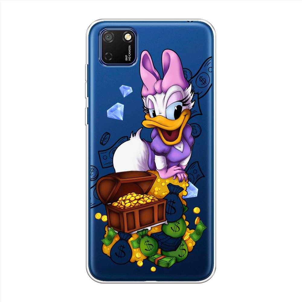 

Чехол на Honor 9S/Huawei Y5p "Rich Daisy Duck", Коричневый;белый;фиолетовый, 6102650-6