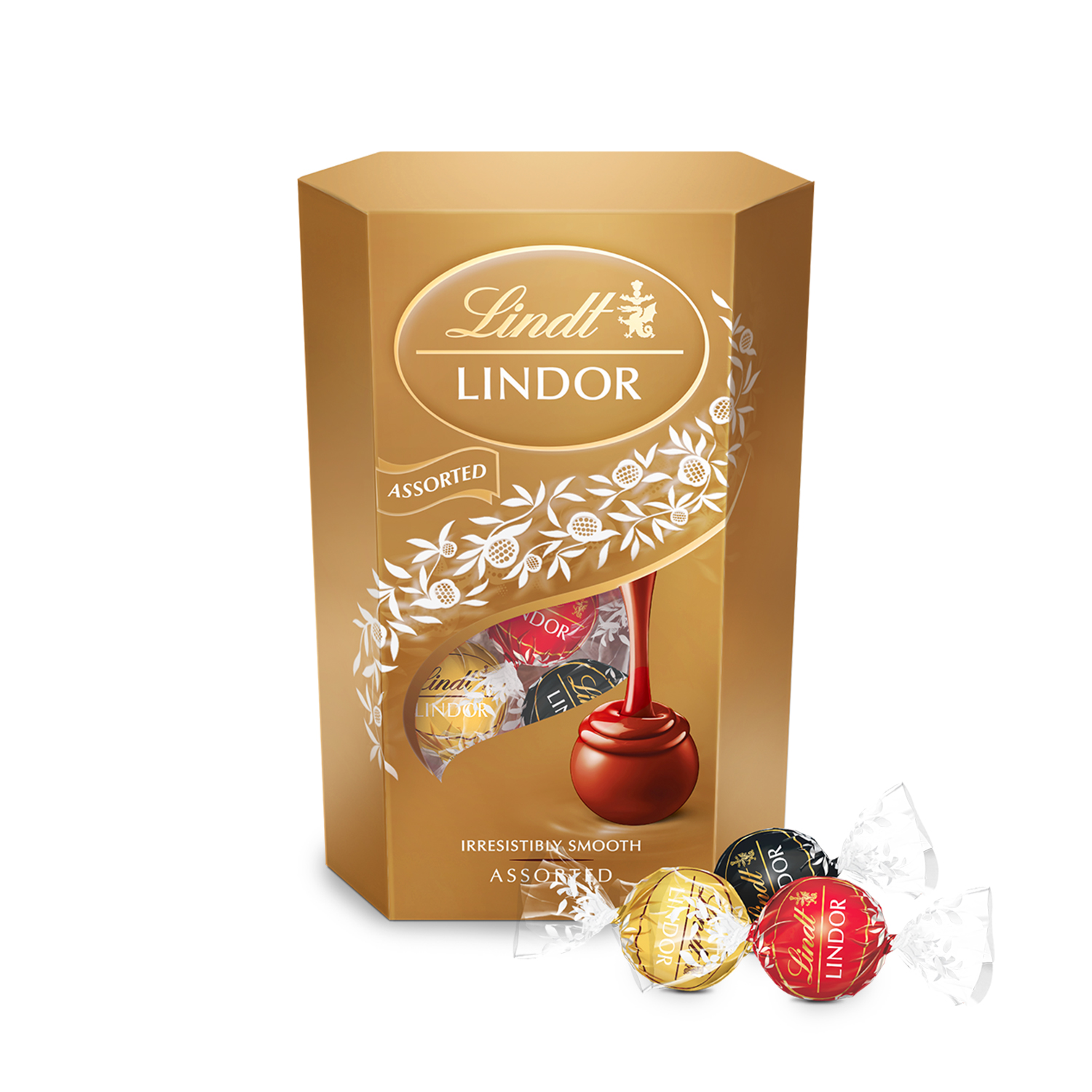 Конфеты Lindor шоколадные Ассорти с начинкой 200г