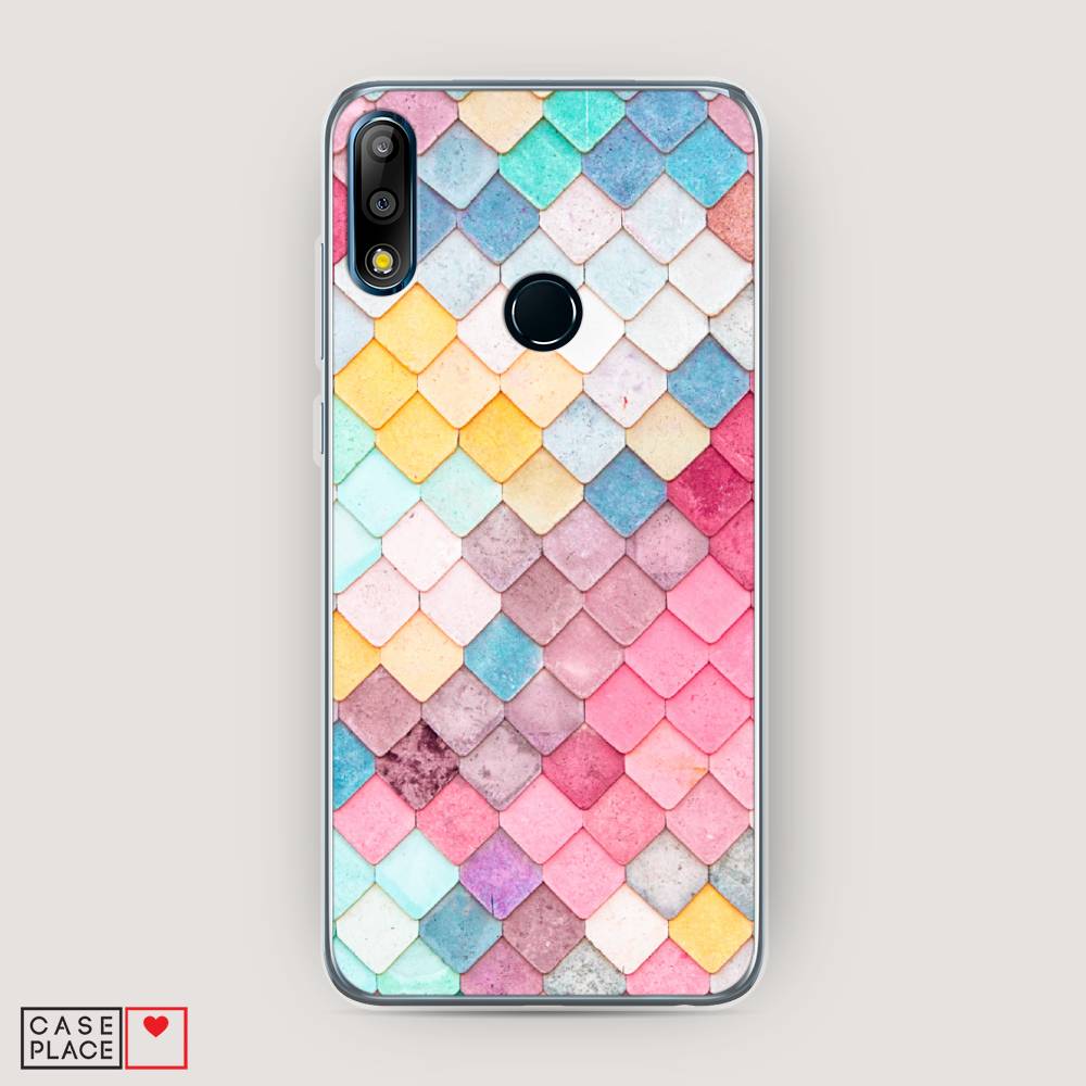 

Чехол Awog на Asus Zenfone Max Pro (M2) ZB631KL "Нежные ромбики", Красный, 43850-4