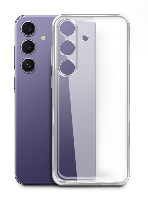 

Чехол силиконовый для Samsung Galaxy S24+ прозрачный, Samsung Galaxy S24+