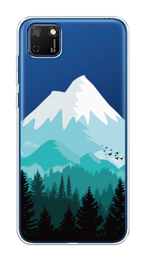 

Чехол на Honor 9S "Синяя снежная гора", Белый;голубой;бирюзовый, 6102650-2