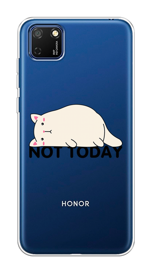 

Чехол на Honor 9S "Cat not today", Белый;розовый;черный, 6102650-1