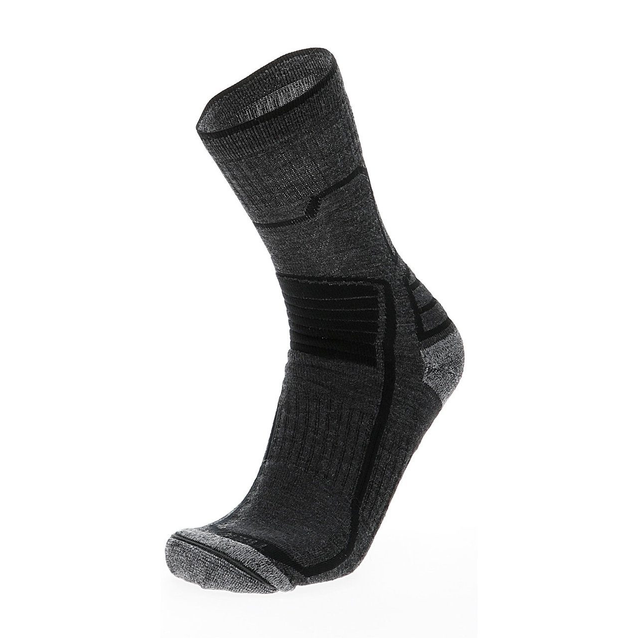 Термоноски Mico Trekking sock Natural Merino 743 antr mel nero S