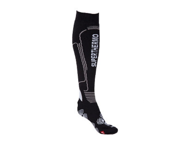Термоноски Mico Superthermo ski socks in 100% Primaloft 007 nero S