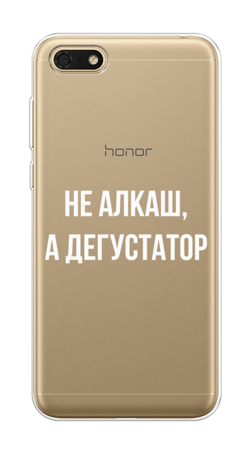 

Чехол на Honor 7A/7A Prime/Y5 Prime 2018/Y5 2018 "Дегустатор", Белый;бежевый, 65250-6