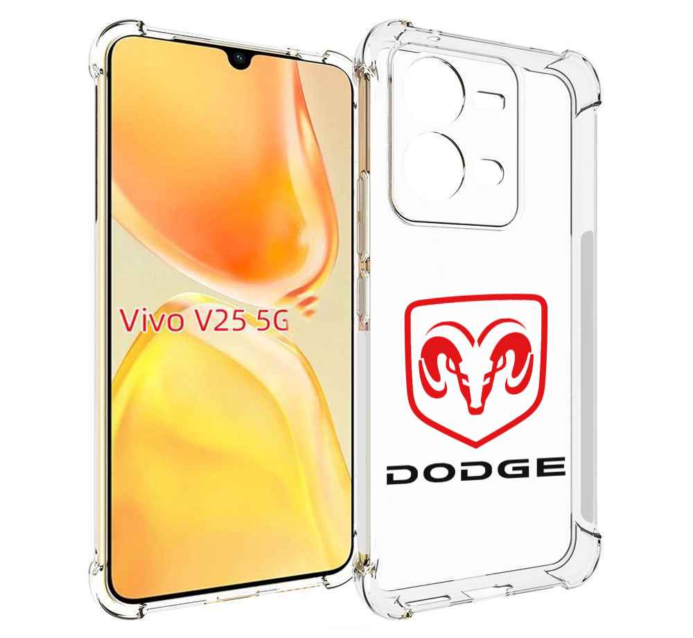 

Чехол MyPads dodge-2 мужской для Vivo V25 5G / V25e, Прозрачный, Tocco