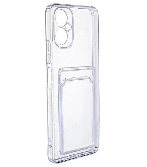 

Чехол-накладка Mariso POKET с карманом для карт для Tecno Spark 9 Pro clear (Прозрачный)