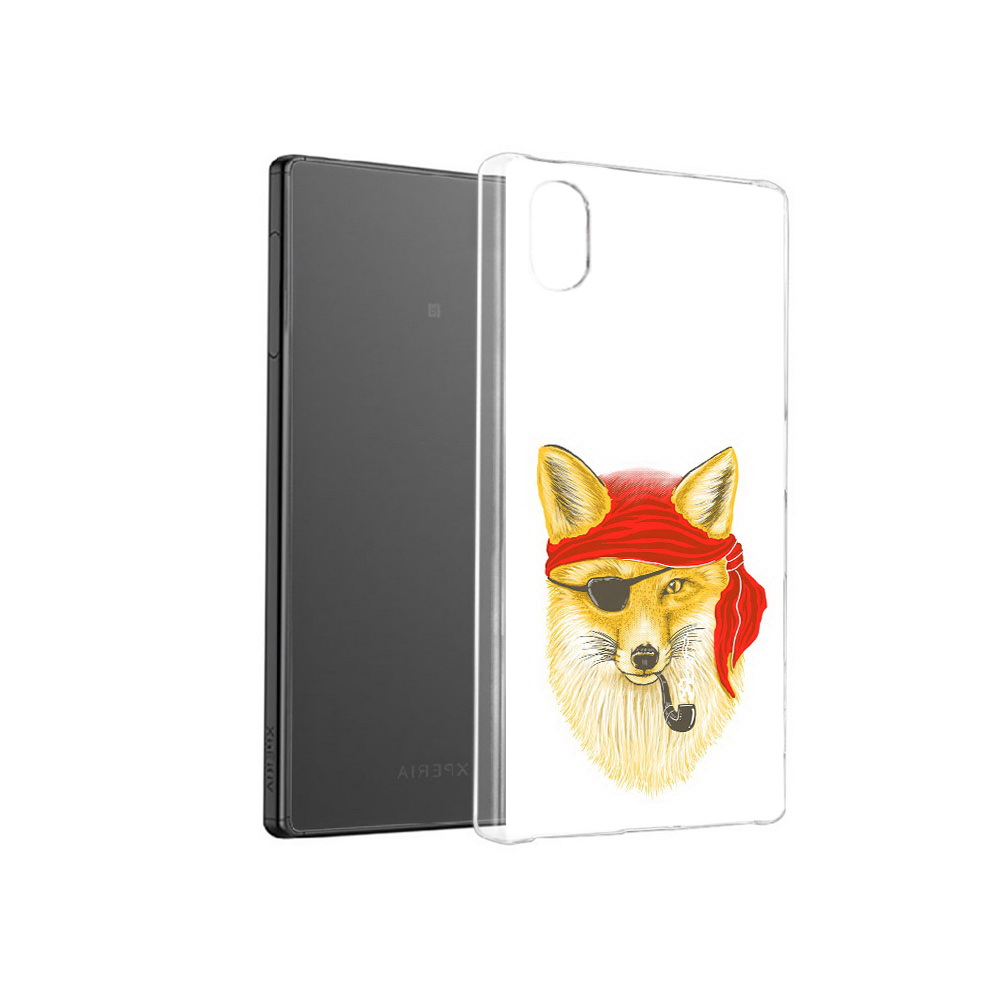 

Чехол MyPads Tocco для Sony Xperia X лиса-пират, Прозрачный, Tocco