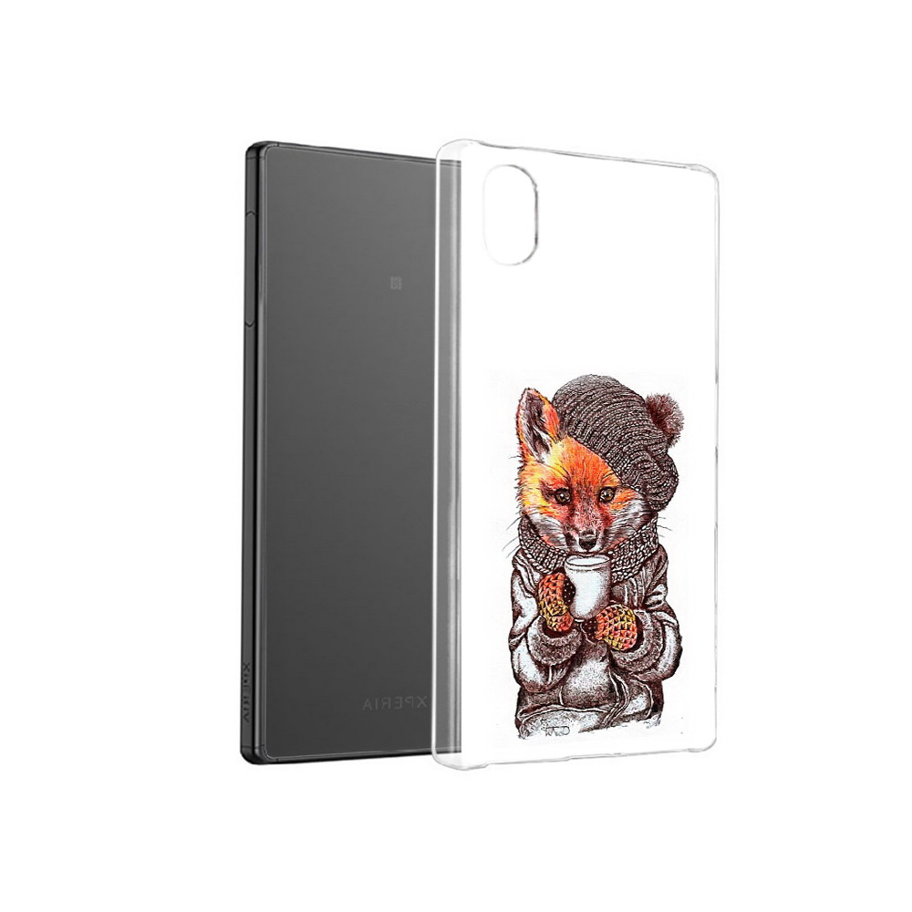 

Чехол MyPads Tocco для Sony Xperia X лиса в шапке, Tocco