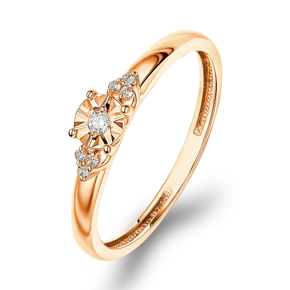 

Кольцо из золота р. , 585Gold 101015782, бриллиант, 101015782