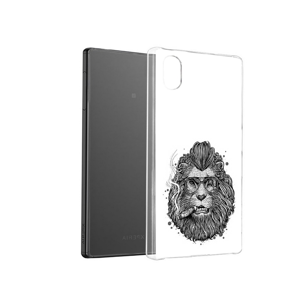 

Чехол MyPads Tocco для Sony Xperia X курящий лев, Прозрачный, Tocco