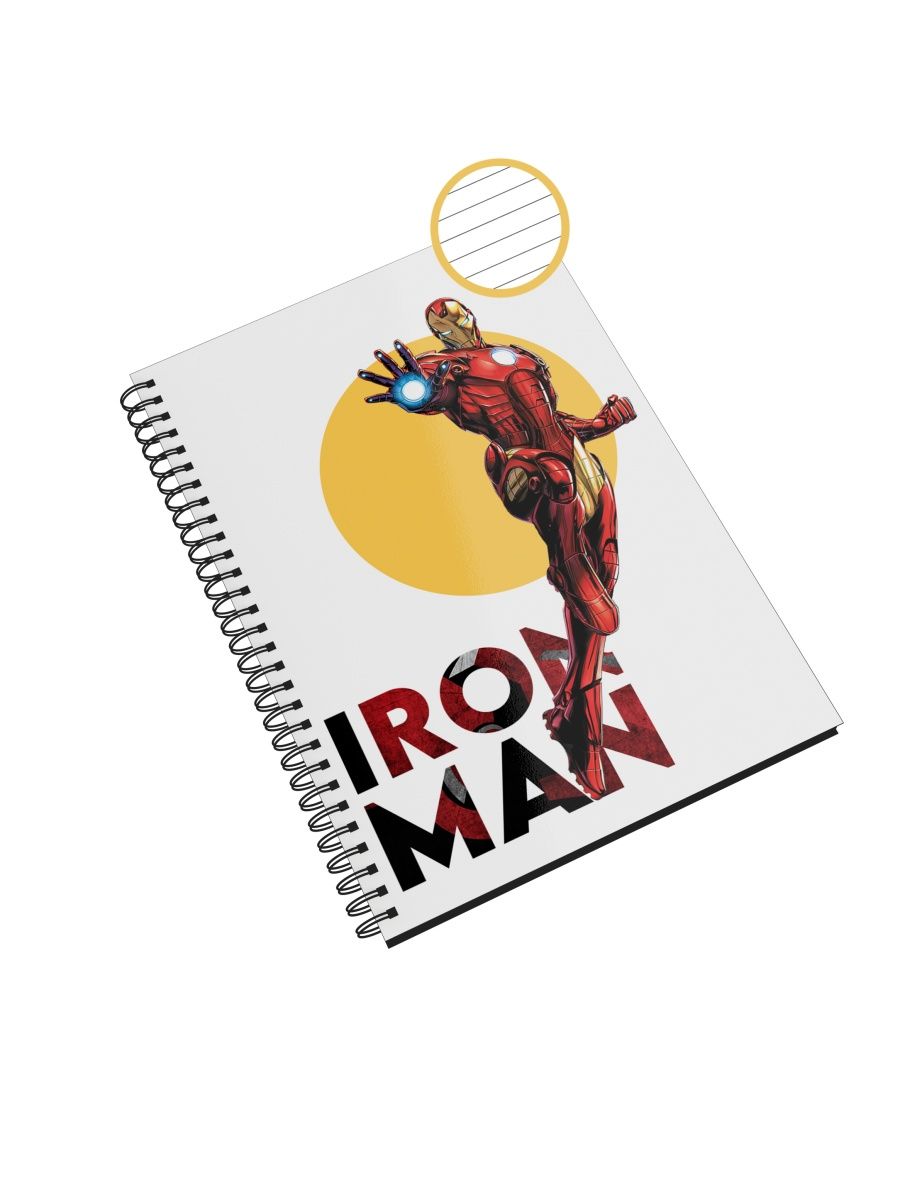 

Блокнот Каждому Своё "Iron man/Железный человек" NP-MVIM8-A4/3 A4 48л в линейку, NP-MVIM8-A4/3