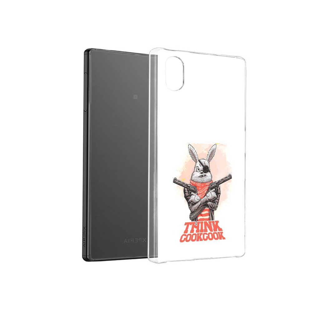

Чехол MyPads Tocco для Sony Xperia X кролик пират, Прозрачный, Tocco