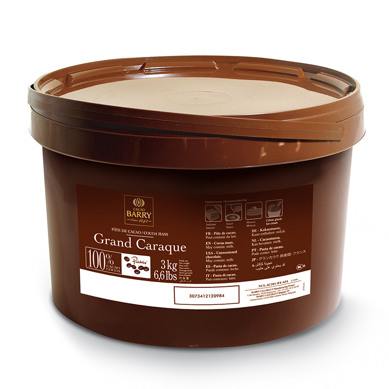 

Какао-тертое Cacao Barry GRAND CARAQUE, каллеты 500 гр
