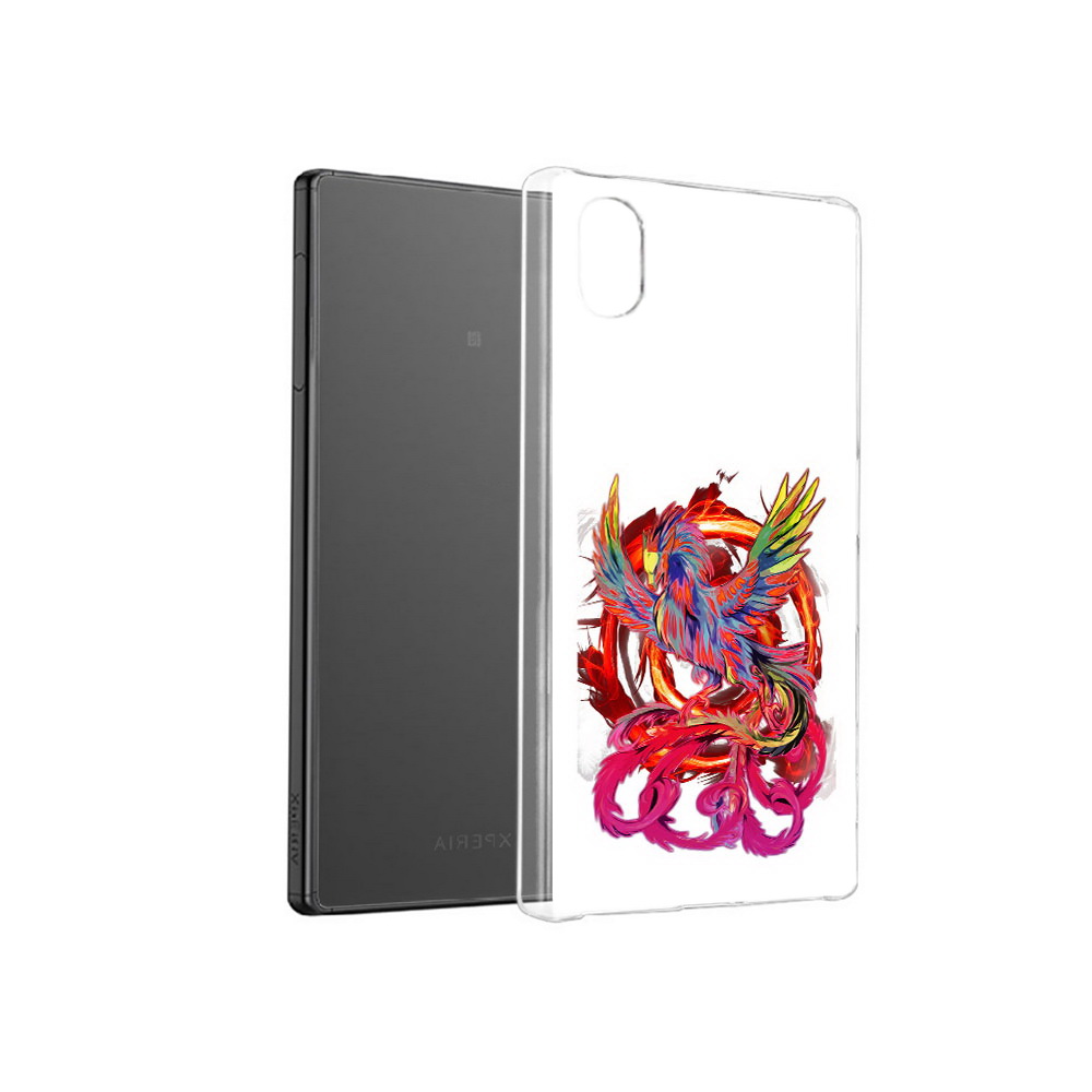 

Чехол MyPads Tocco для Sony Xperia X красочный феникс, Прозрачный, Tocco