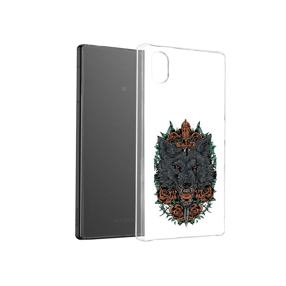 

Чехол MyPads Tocco для Sony Xperia X красивый злой волк, Прозрачный, Tocco