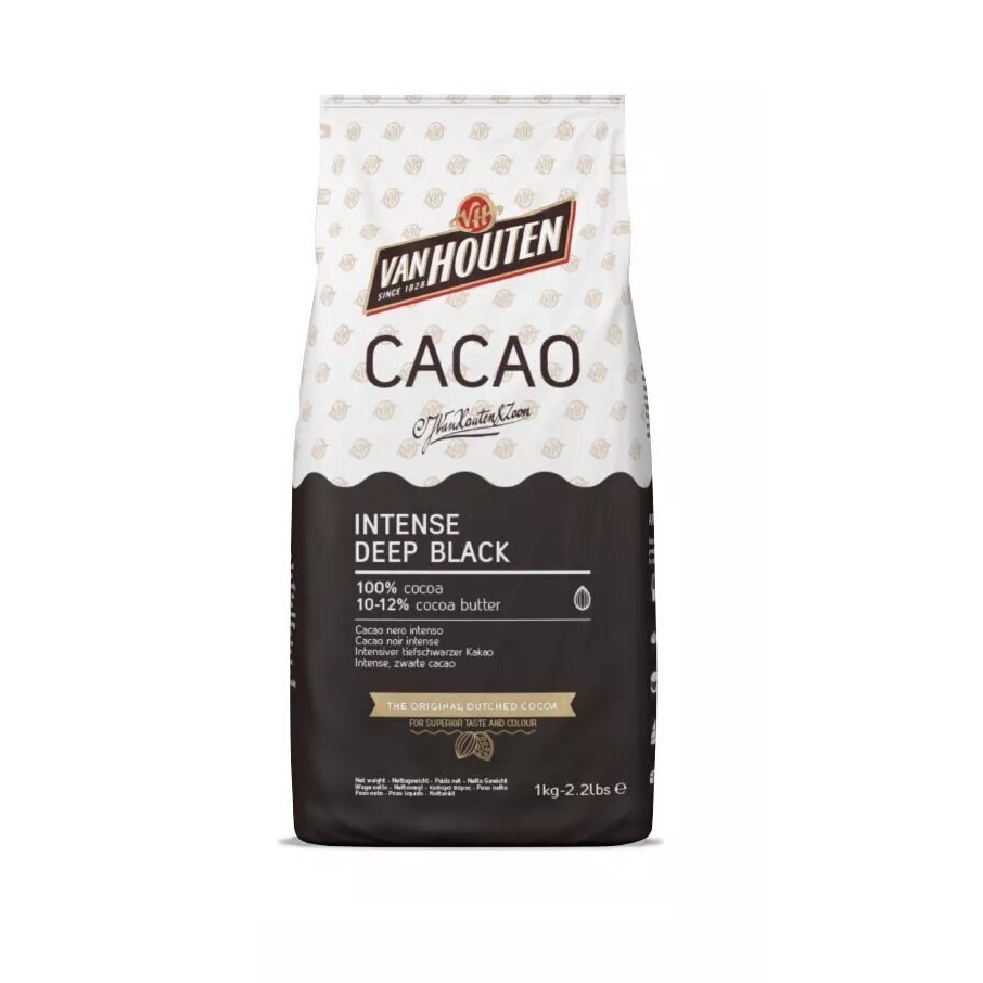 

Какао-порошок алкализованный Van Houten Intense Deep Black, 250 гр