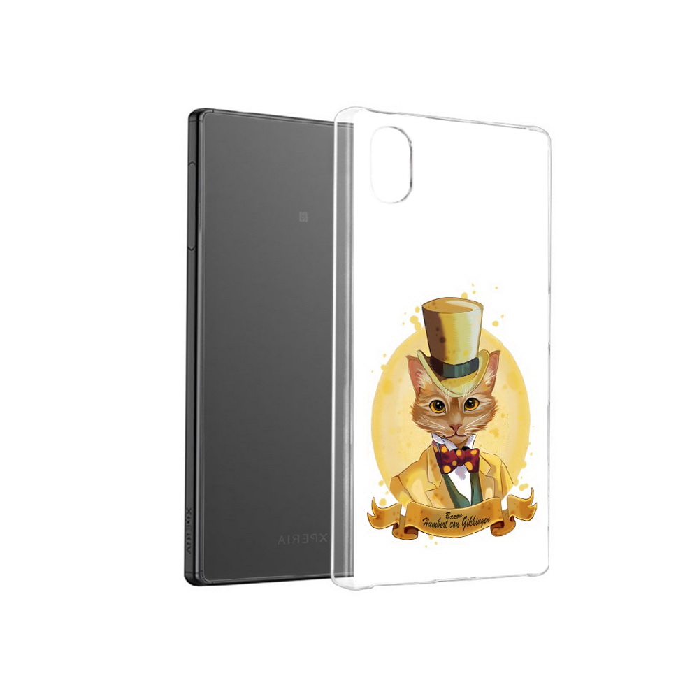 

Чехол MyPads Tocco для Sony Xperia X кот юрист, Прозрачный, Tocco
