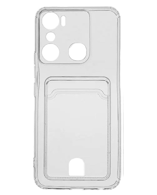 

Чехол-накладка Mariso POKET с карманом для карт для Infinix HOT 20i clear (Прозрачный)