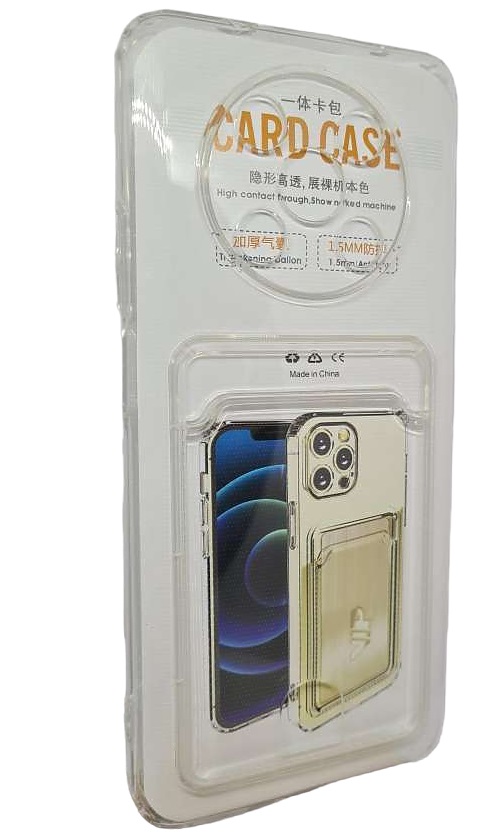 

Чехол-накладка Mariso POKET с карманом для карт для Honor Y90 clear (Прозрачный)