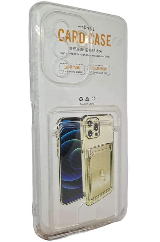 

Чехол-накладка Mariso POKET с карманом для карт для Honor Y70 clear (Прозрачный)
