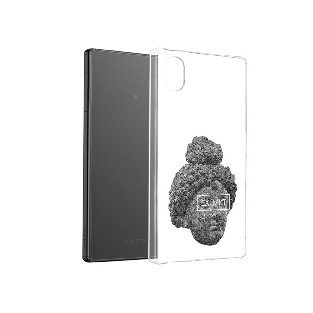 

Чехол MyPads Tocco для Sony Xperia X каменное лицо девушки, Прозрачный, Tocco