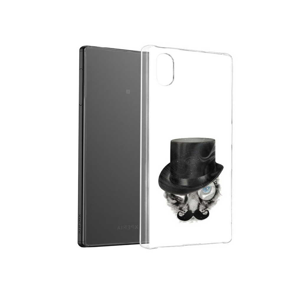 

Чехол MyPads Tocco для Sony Xperia X интелегентный кот, Прозрачный, Tocco