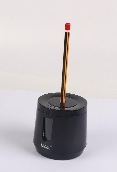 Точилка для карандашей электрическая Eagle питание от батарейки черная 12шт.