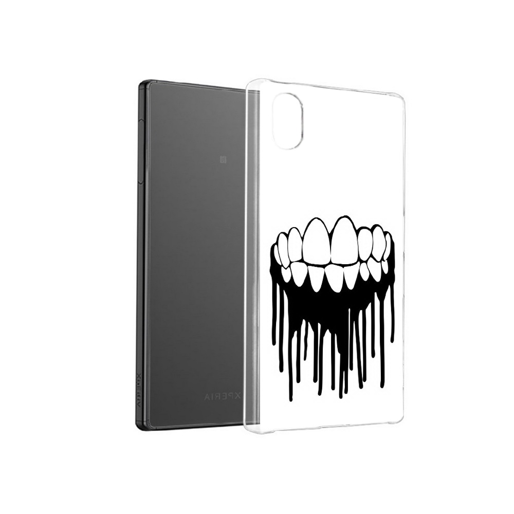 

Чехол MyPads Tocco для Sony Xperia X зубы, Прозрачный, Tocco