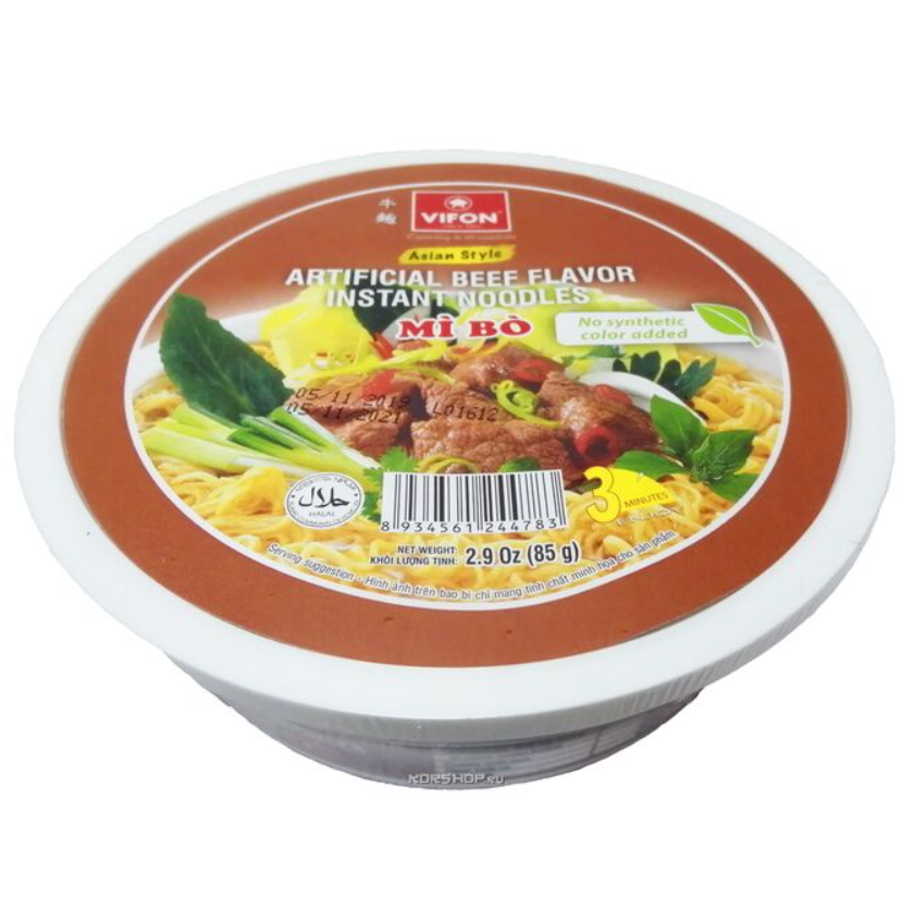 

Лапша Vifon пшеничная со вкусом говядины в Азиатском стиле 85 г