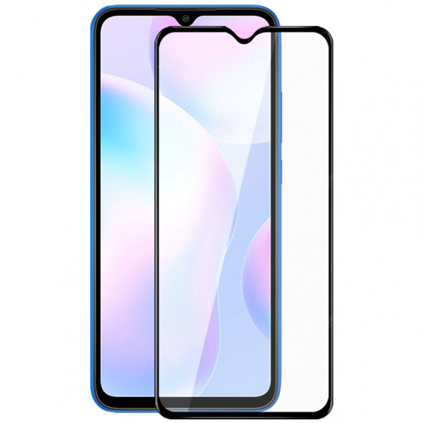 

Защитное стекло 5D Full Cover для Xiaomi Redmi 9A / 9C (Черный)