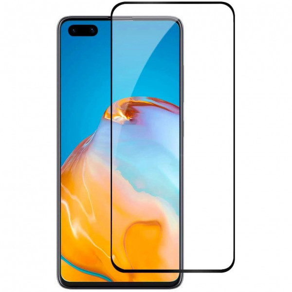 

Защитное стекло 5D Full Cover для Huawei P40 (Черный)