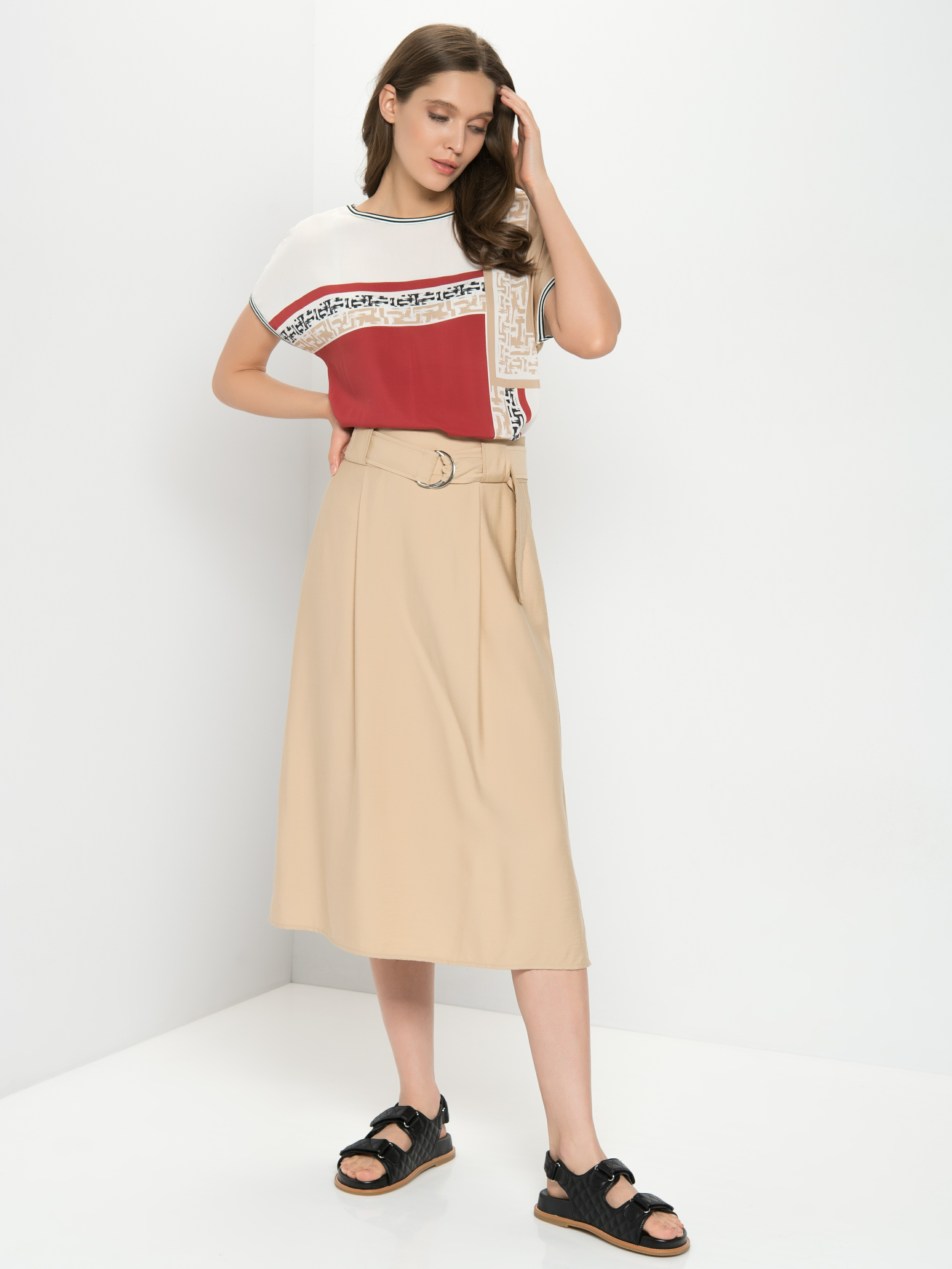 

Футболка женская Gerry Weber 770250-35035-9109 красная 36, 770250-35035-9109