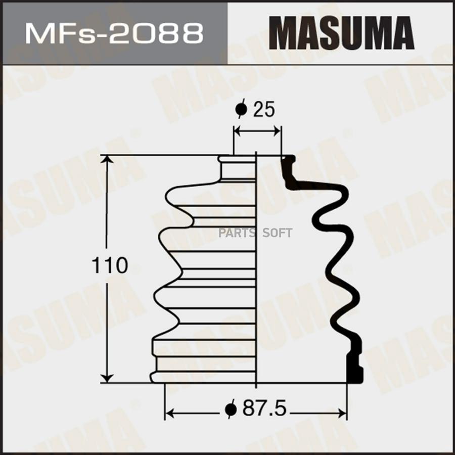 

MASUMA MFS-2088 Пыльник ШРУСа пер. наруж.