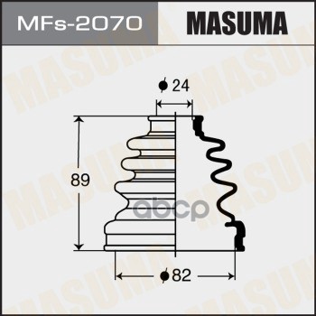 

Пыльник ШРУСа (силикон) MASUMA MFs-2070