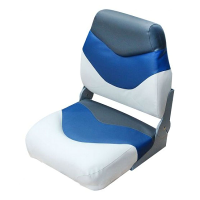 фото Badger сиденье premium folding белое с синим и темно-серым (75108wbc)