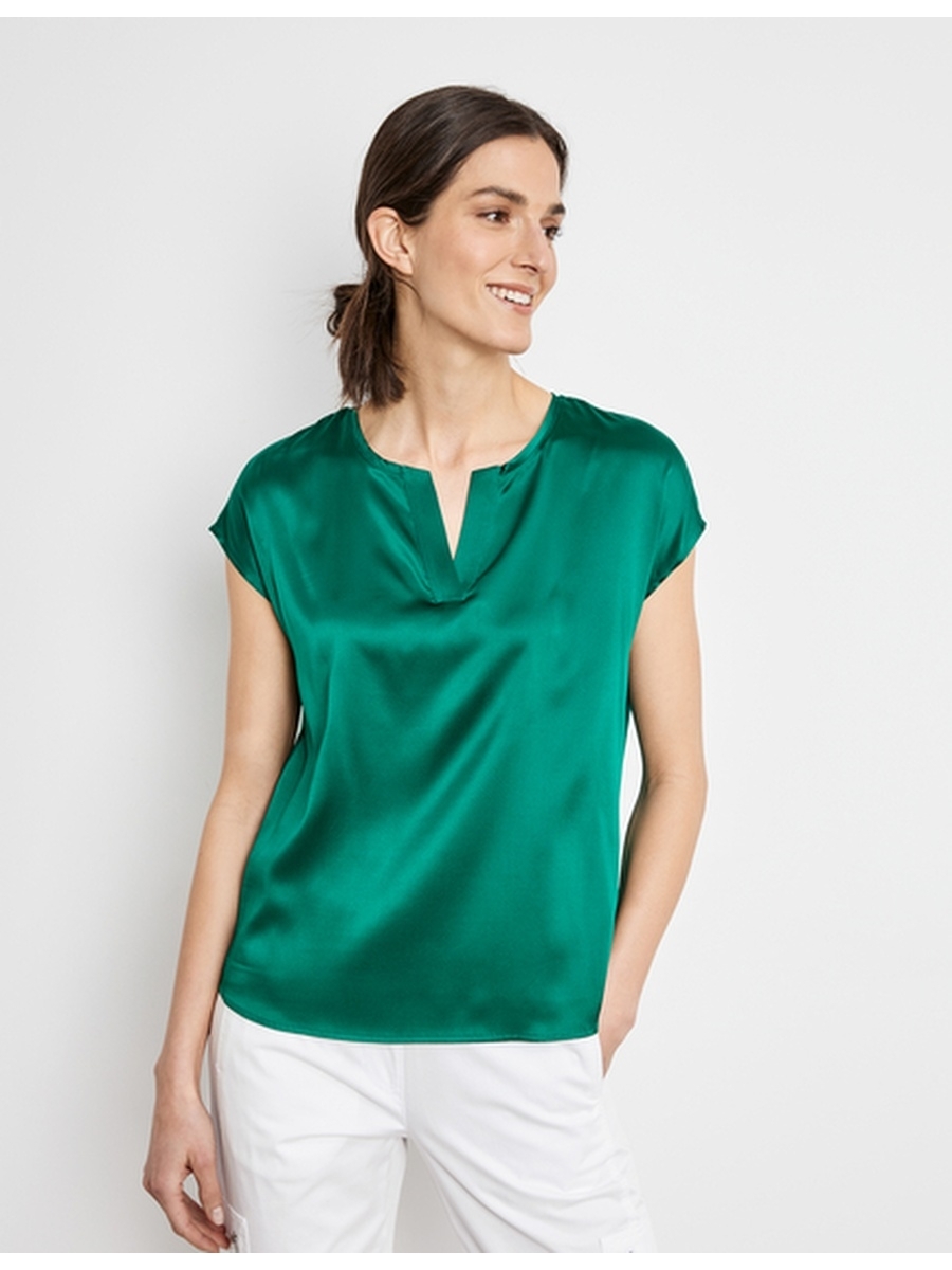 

Блуза женская Gerry Weber 770234-35010-50924 зеленая 36, 770234-35010-50924