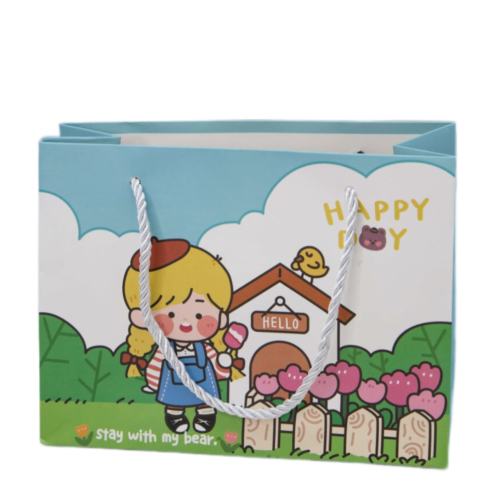 

Пакет подарочный XS Happy day duck 5507XS-04 синий 19.5х14.5х10, Happy day duck