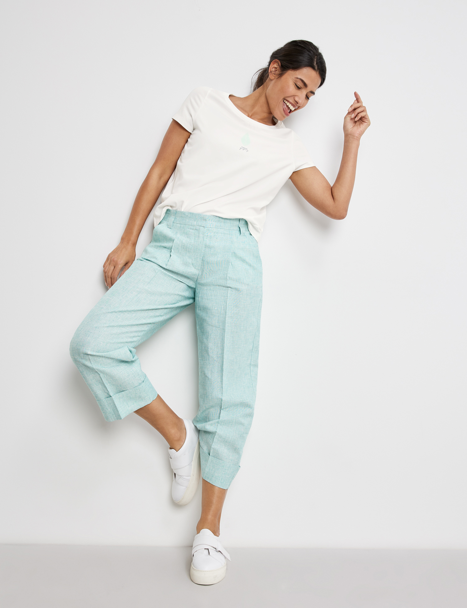

Футболка женская Gerry Weber 770232-35001-99700 белая 42, 770232-35001-99700