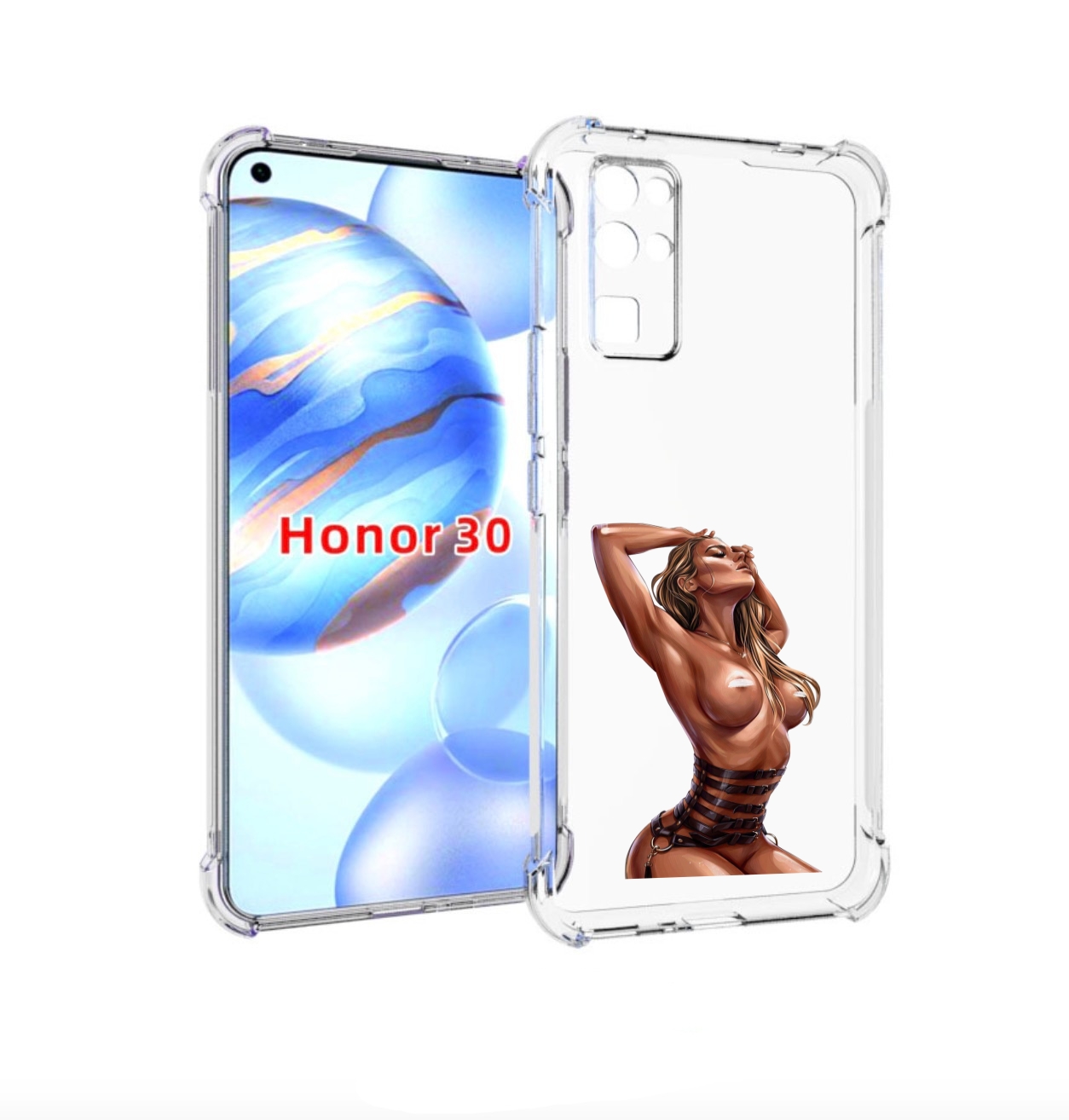 

Чехол бампер MyPads Портупея денский для Honor 30 (BMH-AN10) про, Прозрачный, Tocco