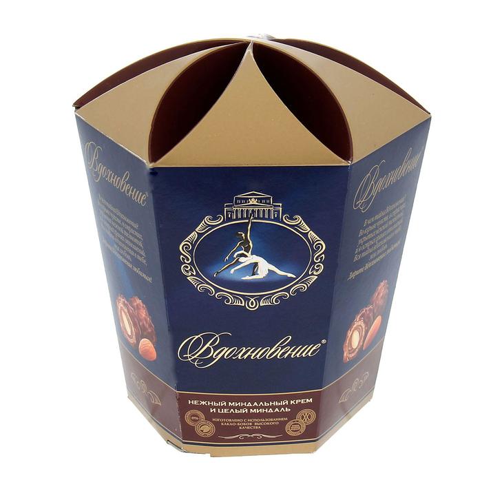 

Конфеты "Вдохновение" с миндальным кремом и целым миндалём, 150 г