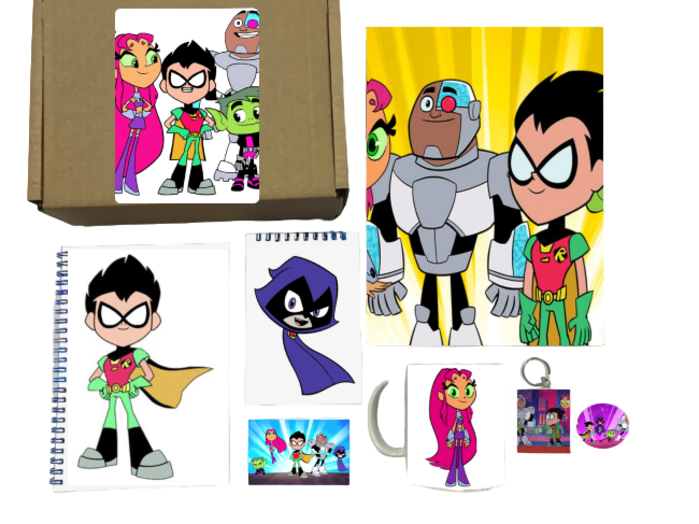 фото Бокс goodbrelok юные титаны вперёд, teen titans go №6